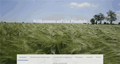 Desktop Screenshot of gut-priesholz.de